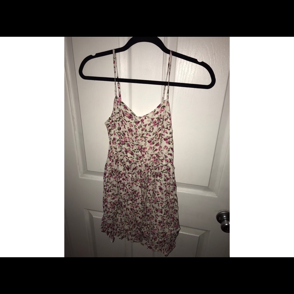 Spaghetti strap floral dress